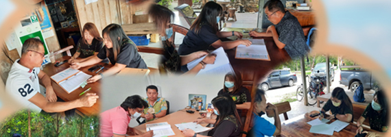 เจ้าหน้าที่ส่วนจัดการป่าชุมชนสายปฏิบัติงานจังหวัดชลบุรีดำเนินการส่งเสริมและเผยแพร่ประชาสัมพันธ์ทำความเข้าใจและแนะนำขั้นตอนวิธีการต่าง ๆ เพื่อจัดทำแผนจัดการป่าชุมชนกิจกรรมส่งเสริมการจัดการป่าชุมชน ประจำปีงบประมาณ พ.ศ. 2564