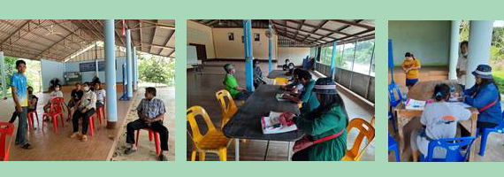 วันที่ 22 เมษายน 2564 เจ้าหน้าที่ส่วนจัดการป่าชุมชน สายปฏิบัติงานประจำท้องที่จังหวัดระยอง ออกปฏิบัติงานส่งเสริมประชาสัมพันธ์ ให้ความรู้ คำแนะนำ ขั้นตอนกระบวนการจัดทำแผนจัดการป่าชุมชนตามแผนแฏิบัติงากิจกรรมส่งเสริมการจัดการป่าชุมชน (กิจกรรมส่งเสริมการจัดทำแผนจัดการป่าชุมชน) ประจำปีงบประมาณ พ.ศ. 2564 ท้องที่ป่าชุมชนบ้านเขาสำรอง หมู่ที่ 9 ป่าชุมชนบ้านทรัพย์เจริญ หมู่ที่ 11 ตำบลกองดิน อำเภอแกลง และป่าชุมชนบ้านเหมืองแร่ หมู่ที่ 4 ตำบลนำเป็น อำเภอเขาชะเมา จังหวัดระยอง