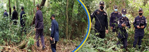 วันที่ 9 พฤษภาคม 2564 เจ้าหน้าที่หน่วยป้องกันและพัฒนาป่าไม้เขาสมิง เจ้าหน้าที่หน่วยป้องกันรักษาป่าไม้ที่ ตร.1 (คลองสะตอ) ได้ออกตรวจลาดตระเวนพื้นที่รับผิดชอบ ในเขตป่าสงวนแห่งชาติป่าสมิง (ป่าคลองใหญ่และป่าเขาไฟไหม้) บริเวณเขากราด หมู่ที่ 8 บ้านทุ่งกราด ตำบลสะตอ อำเภอเขาสมิง จังหวัดตราด จำนวน 1 แปลง เนื้อที่ 374-3-29 ไร่ พื้นที่ป่ายังคงสภาพเป็นป่าสมบูรณ์ ไม่พบการกระทำความผิดตามกฏหมายว่าด้วยการป่าไม้