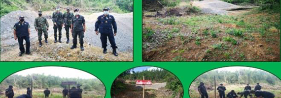 วันที่ 12 พฤษภาคม 2564 กอ.รมน. จังหวัดตราด นำโดยนาวาเอก อิทธิพล เพ็ชรราม รอง ผอ.รมน. จังหวัด ต.ร.(ท.) พร้อมคณะได้เดินทางมาตรวจเยี่ยมหน่วยป้องกันรักษาป่าที่ ตร.2 (คลองห้วยแร้ง) ป่าชุมชนศูนย์ป่าไม้ตราด และติดตามประเมินผลตามแผนแม่บท พร้อมทั้งร่วมตรวจสอบพื้นที่ป่าชุมชนในเขตป่าสงวนแห่งชาติ ป่าหินเพิงทึบ ทิวเขาบรรทัด เนื้อที่ 27-2-96 ไร่ บริเวณบ้านหนองยาง หมู่ที่ 6 ตำบลชำราก อำเภอเมืองตราด จังหวัดตราด