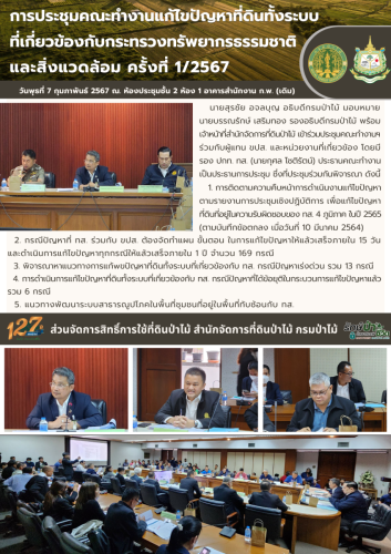 25670207 การประชุมคณะทำงานแก้ไขปัญหาที่ดินทั้