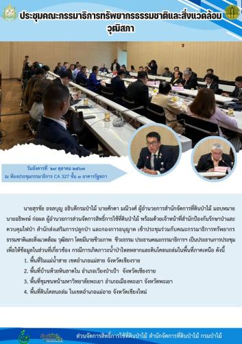 671029 ประชุมคณะกรรมาธิการทรัพยากรธรรมชาติแล