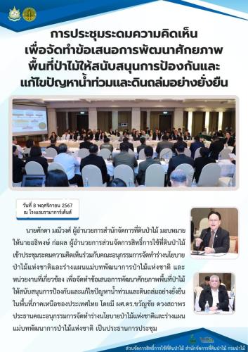 671108 การประชุมระดมความคิดเห็น