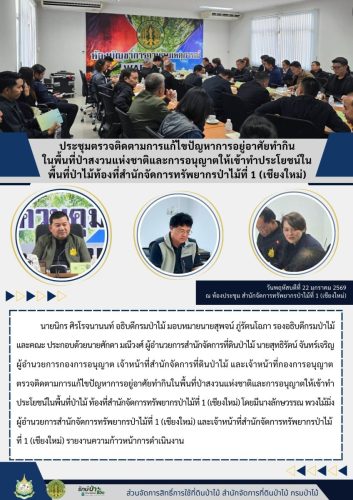 690122 ประชุมตรวจติดตามการแก้ไขปัญหาการอยู่อ