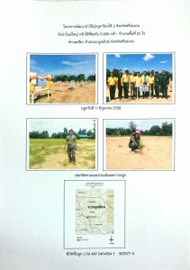 โครงการพัฒนาป่าไม้ทุ่งกุลาร้องไห้ 2 จังหวัดศรีสะเกษ - แปลงปลูกต้นไม้ 59 แปลงที่ 10