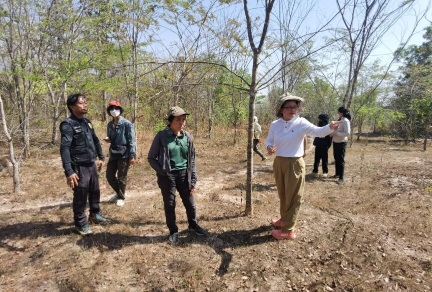 สผส. ติดตามโครงการบริหารจัดการป่าชุมชนเพื่อพัฒนาคุณภาพชีวิต ในท้องที่จังหวัดขอนแก่น