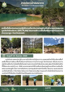 สปน.ลงพื้นที่เพื่อประสานการปฏิบัติงานเกี่ยวกับการก่อสร้างสิ่งอำนวยความสะดวกและจัดทำผังบริเวณ (Site Plan) โครงพัฒนาพื้นที่เตรียมการป่านันทนาการน้ำตกเขาสูง จ.สงขลา (24 ก.ย.68)