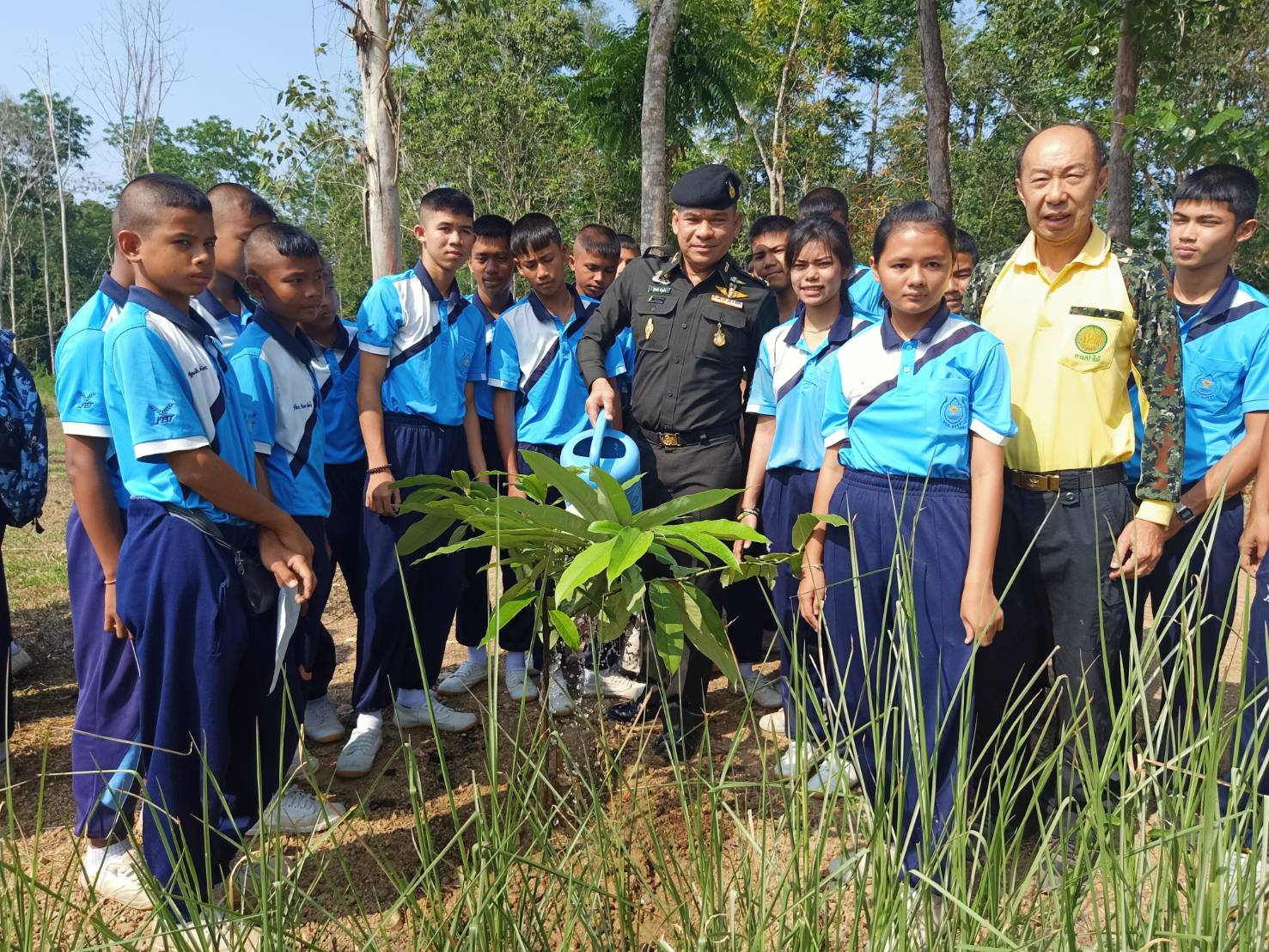 ฝึกอบรมเยาวชนหลักสูตร เยาวชนร่วมปกป้องผืนป่าและทรัพยากรธรรมชาติ
