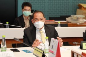 นายสุรชัย อจลบุญ อธิบดีกรมป่าไม้ ร่วมประชุมคณะทำงานศึกษาหลักสูตรการจัดการป่าไม้นานาชาติ ณ ห้องประชุมกรรมาธิการ CA429 อาคารรัฐสภา กรุงเทพฯ